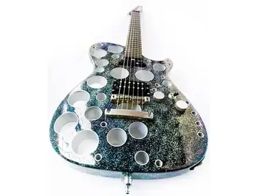 Manson Silver Glitter Holes