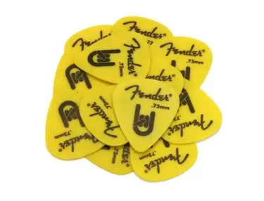 Fender 351 Rock-On Touring Picks Yellow - Medium 0.73mm