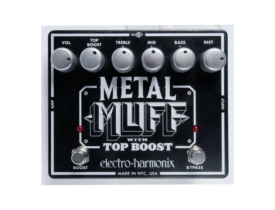 Electro-Harmonix Metal Muff with Top Boost — Pedal | Equipboard Electro-Harmonix Metal Muff with Top Boost — Pedal | Equipboard