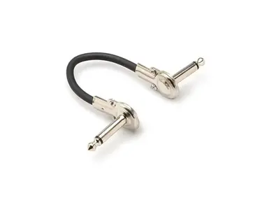 HosaTech IRG-100.5 6 inch Low Profile Right Angle to Same Guitar Patch Cable