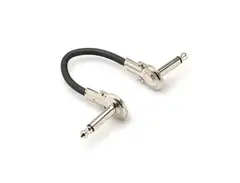HosaTech IRG-100.5 6 inch Low Profile Right Angle to Same Guitar Patch Cable