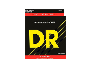 DR Strings Flatwound Legend 5-String Bass Medium