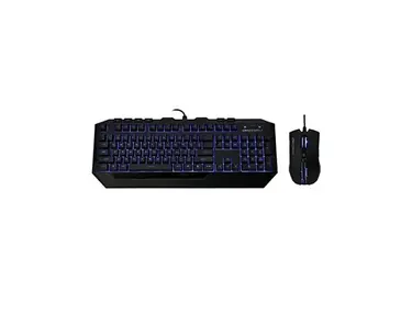 CM Storm Devastator - LED Gaming Keyboard and Mouse Combo Bundle (Blue Edition)
