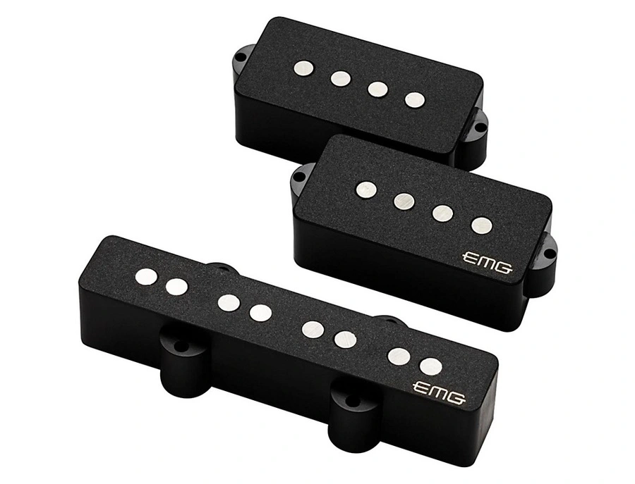 Set De Pastillas Fender Yosemite PJ Para Bajo - Pastilla Split-coil Precision (cuello) Y Jazz (puente) - Imanes Alnico 5, Bobina Con Cable Esmaltado