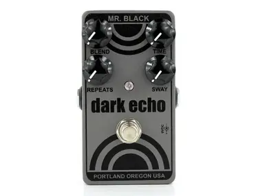Mr. Black Dark Echo Reverb Effects Pedal