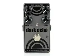 Mr. Black Dark Echo Reverb Effects Pedal