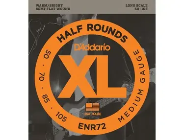 D'Addario ENR72 Half Round Bass Strings