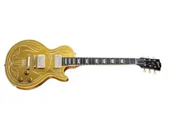 Gibson Custom Billy Gibbons Pinstripe Les Paul Gold Top Electric Guitar