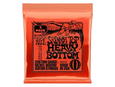 Ernie Ball Skinny Top Heavy Bottom Guitar Strings - 3-Pack