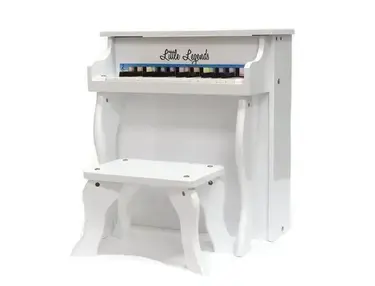 Little Legends LLSP25TWH 25-Key Upright Piano
