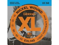 D'Addario EXL140 Nickelwound Guitar Strings 10-52