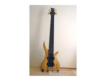 Wood 6 Strings Bass Guitar