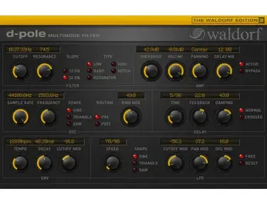 Waldorf D-Pole 2.v Multimode Filter Plug-in