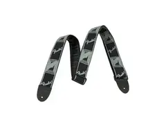 Fender 2" Monogrammed Guitar Strap (Black/Light Grey/Dark Grey) main image