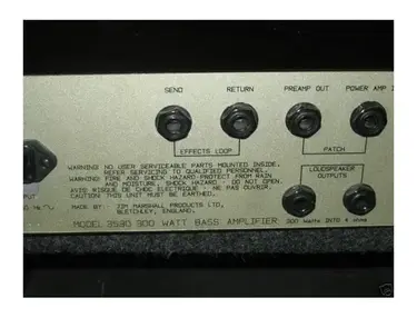 Marshall 3530 bass amplifier 300 watts