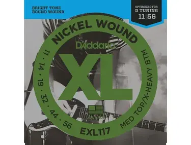 D'Addario EXL117 Nickelwound Guitar Strings 11-56
