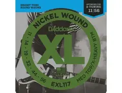D'Addario EXL117 Nickelwound Guitar Strings 11-56