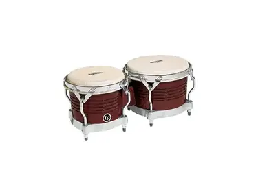 LP Latin Percussion Mahogany Bongos