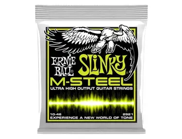 Ernie Ball M-Steel Regular Slinky Guitar Strings (10-46)