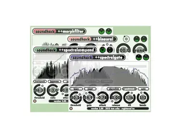 SoundHack Spectral Shapers 2.00