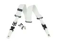 DiMarzio DD2200N 2-Inch Nylon ClipLock Strap - White