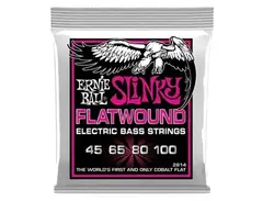 Ernie Ball Super Slinky Cobalt Flatwound Bass Strings (45-100)