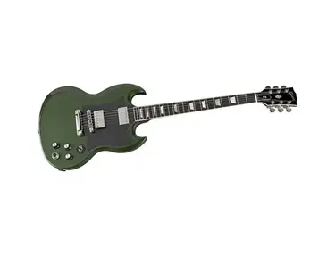 Gibson SG Robot Green nitrocellulose finish
