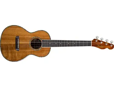 Fender Nohea Tenor Shape  Telecaster Headstock  All Koa Ukulele