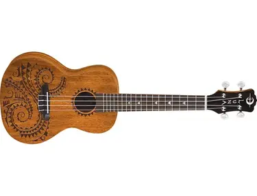 Luna Mahogany Series Tattoo Concert Ukulele