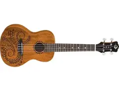 Luna Mahogany Series Tattoo Concert Ukulele