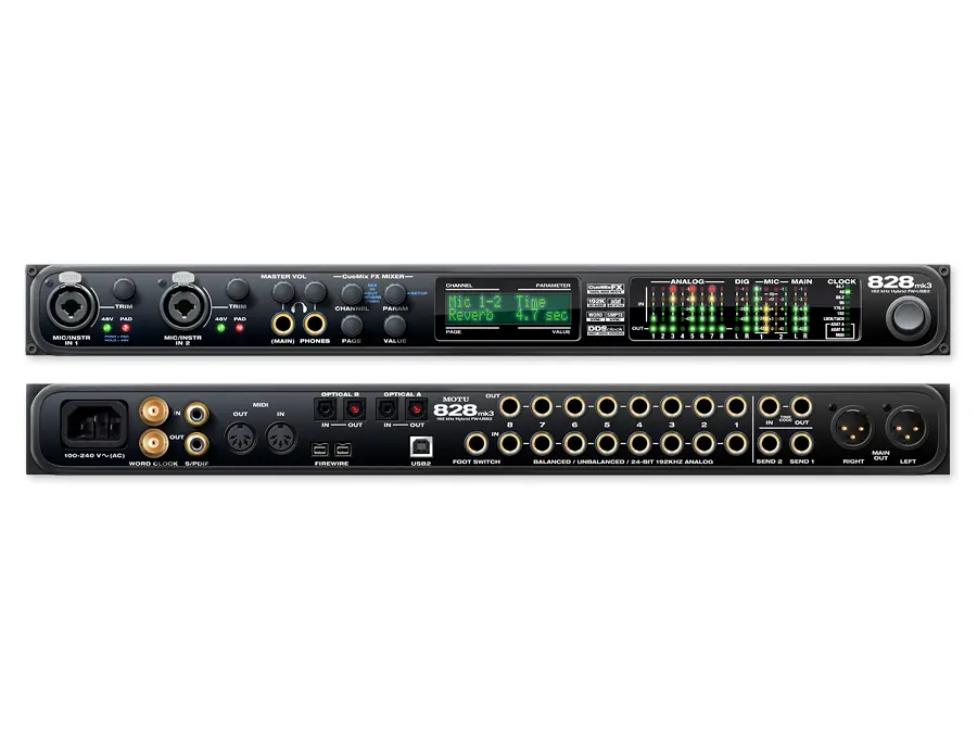 MOTU 828mk3 Hybrid Firewire Audio Interface - What To Know & Where MOTU 828mk3 Hybrid Firewire Audio Interface - What To Know & Where