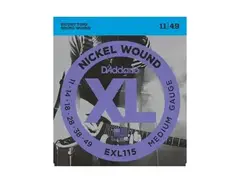 D'Addario Nickel Wound Medium Electric Guitar Strings (11-49)