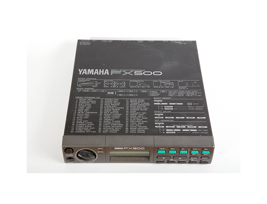 Yamaha FX500 — Reverbs / Effect | Equipboard Yamaha FX500 — Reverbs / Effect | Equipboard