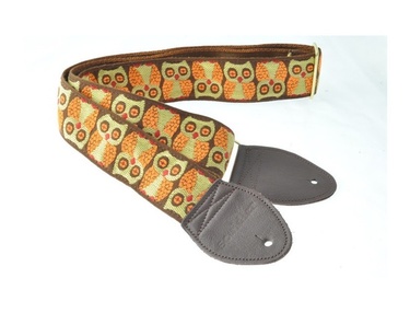 Souldier Owls Guitar Strap - Olive