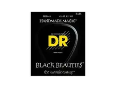 DR Strings Black Beauties Medium 4-String Bass Strings