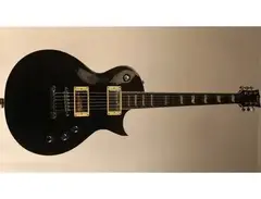 Flamed Maple See Thru Black Sample/Prototype Electric Guitar main image