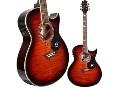 Lindo Guitars SLIM Sunburst ORG-SL Electric Acoustic