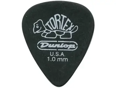 Dunlop Tortex Pitch Black Standard 1.0mm Guitar Picks