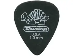 Dunlop Tortex Pitch Black Standard 1.0mm Guitar Picks