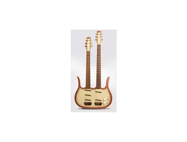 Danelectro Longhorn Baritone/Standard Double-Neck Guitar