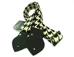 Dog Days Houndstooth True Vintage 2-Inch Guitar Strap