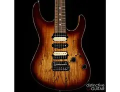 Suhr modern spalted maple dark brown burst