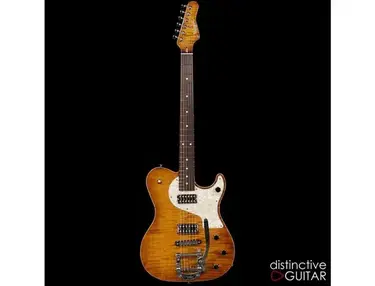 Melancon Cajun Gentleman Masterbuilt Tele - Flame Maple Top - Bigsby Trem & Vintage TV Jones Pups