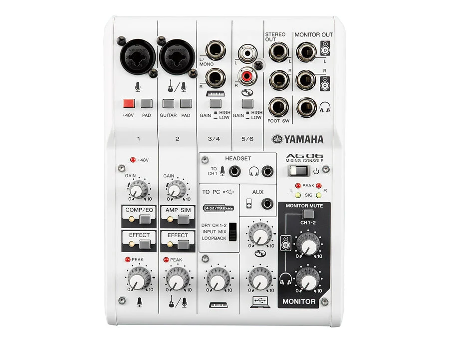 Yamaha AG06 6-Channel Mixer/USB Interface - What To Know & Where Yamaha AG06 6-Channel Mixer/USB Interface - What To Know & Where