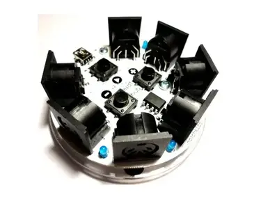 midihub 6-way MIDI Thru and Metronome Module