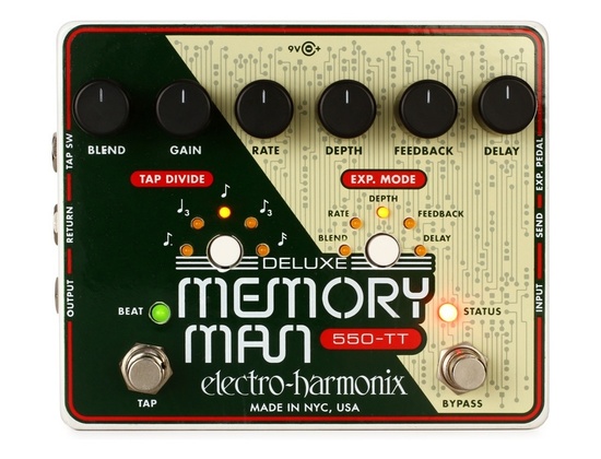 Electro Harmonix Deluxe Memory Man 550 Tt Ranked 116 In Delay Pedals