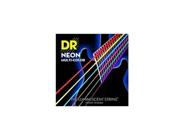 DR Strings Hi-Def Multi Color Neon E10
