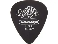 Dunlop Tortex Pitch Black Standard 0.60mm Guitar Picks main image