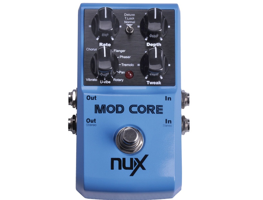 nux mod core deluxe modulation effects pedal