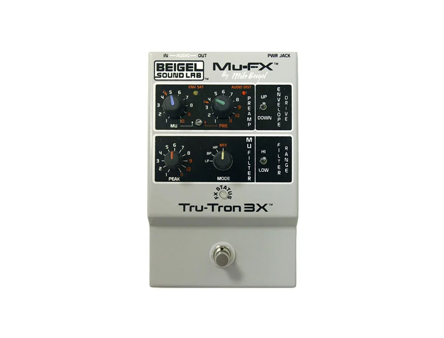 Mu-Tron Beigel Sound Lab Mu-FX Tru-Tron 3X — Filter Pedal | Equipboard Mu-Tron Beigel Sound Lab Mu-FX Tru-Tron 3X — Filter Pedal | Equipboard